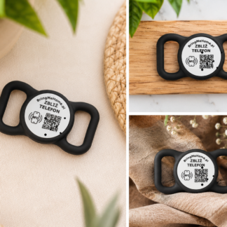 Adresówka SmartTag QR/NFC czarna