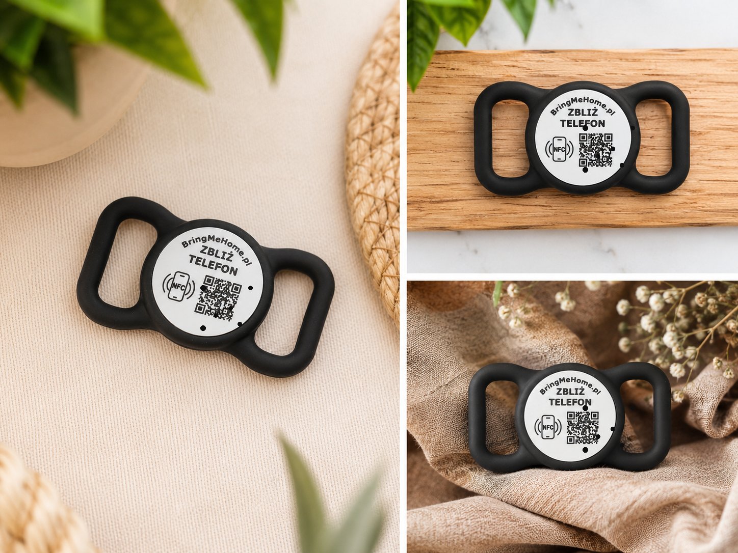 Adresówka SmartTag QR/NFC czarna